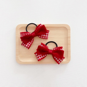 Girl Hair Tie Bow CNY Pair (GPT9634)